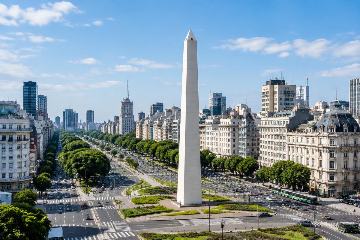 Illustrative view of Buenos Aires, Argentina