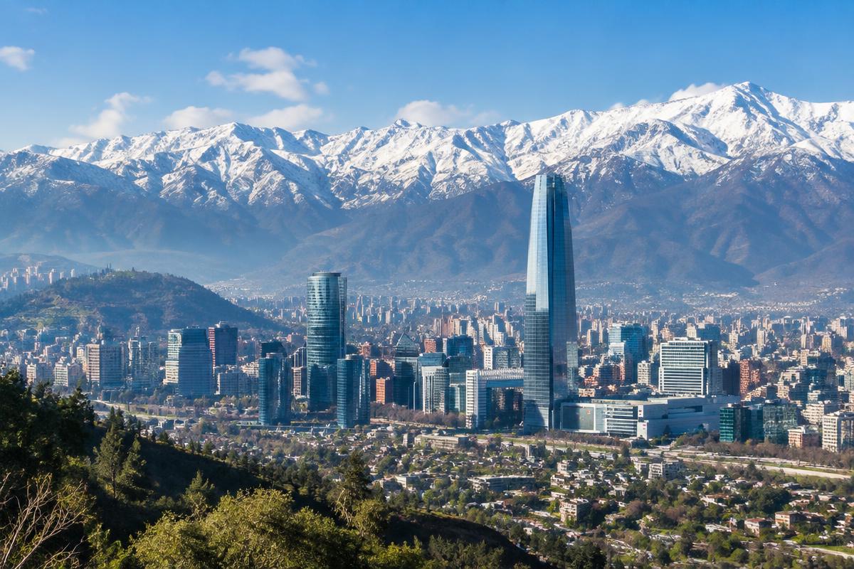 Illustrative view of Santiago, Chile